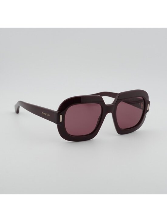 Salvatore Ferragamo SF2068SE 606 Sunglasses Burgundy Butterfly Frame, PurpleLens main image 1